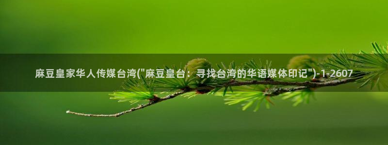 麻豆专区在线：麻豆皇家华人传媒台湾(\